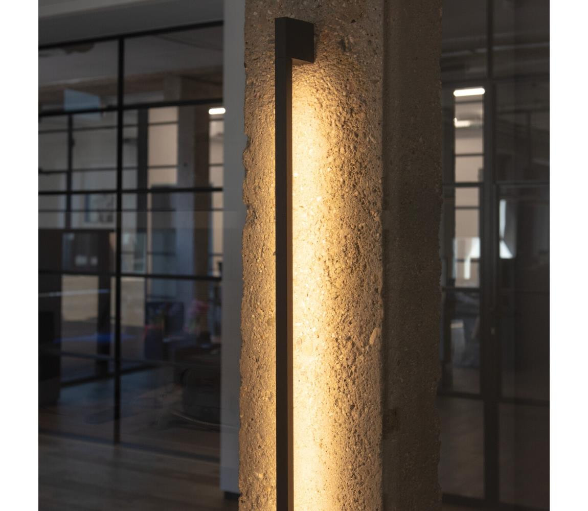 38890 - LED Venkovní nástěnné svítidlo YALTE LED/8W/230V 4000K IP54 černá