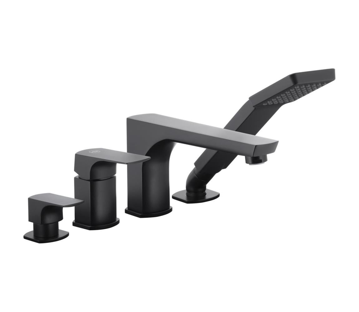 KFA Armatura KFA Armatura 5535-210-81 - Vanová baterie 4-otvorová MOKAIT mosaz/matná černá