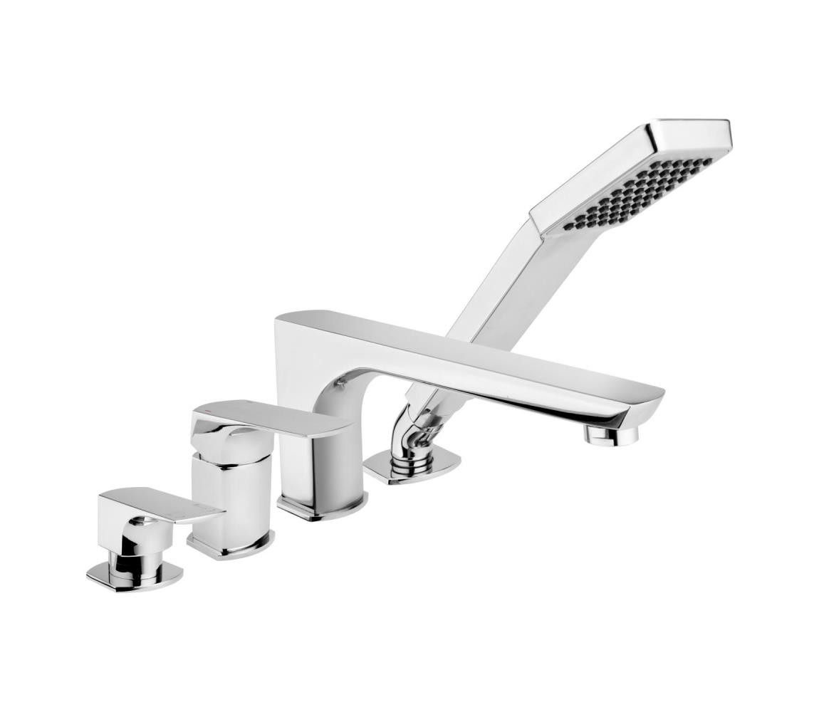 KFA Armatura KFA Armatura 5535-210-00 - Vanová baterie 4-otvorová MOKAIT lesklý chrom