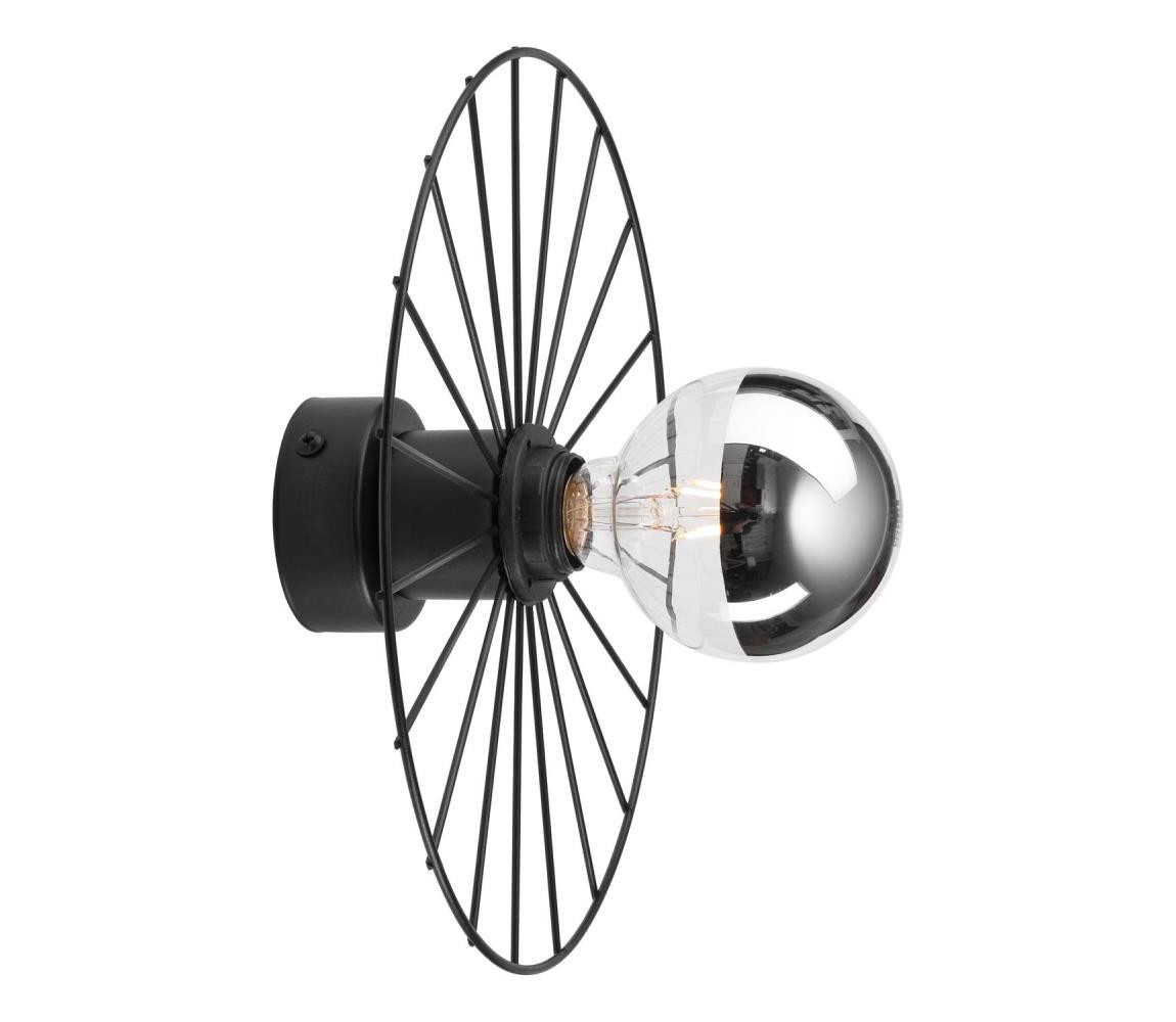 Nástěnné svítidlo MONTANA 1xE27/15W/230V pr. 30 cm černá