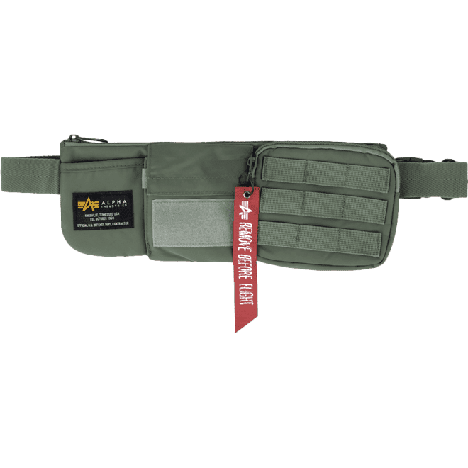 Alpha Industries Ledvinka  Crew Utility Bag šalvějová