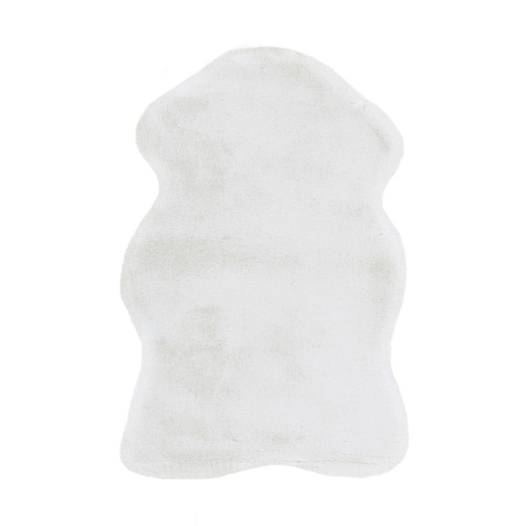 XXXL KOŽEŠINOVÝ KOBEREC, 60/90 cm, bílá