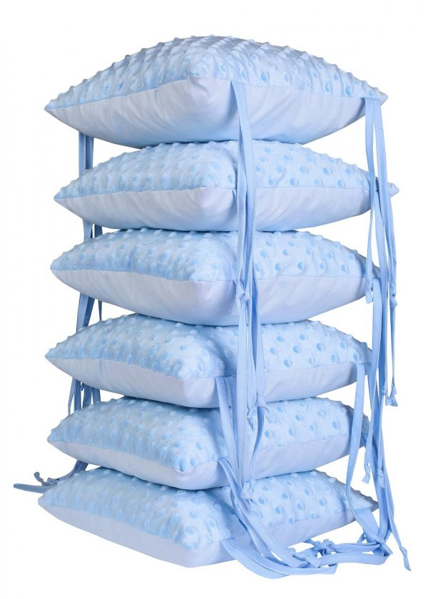 DB Polštářkový mantinel - 6ks modrá