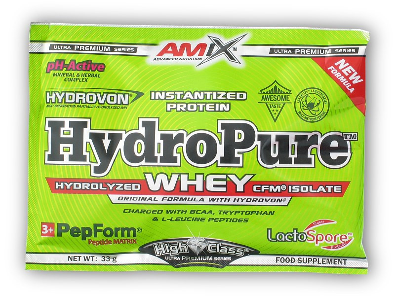 Amix High Class Series Hydro Pure Whey 33g akce Varianta: peanut butter cookies