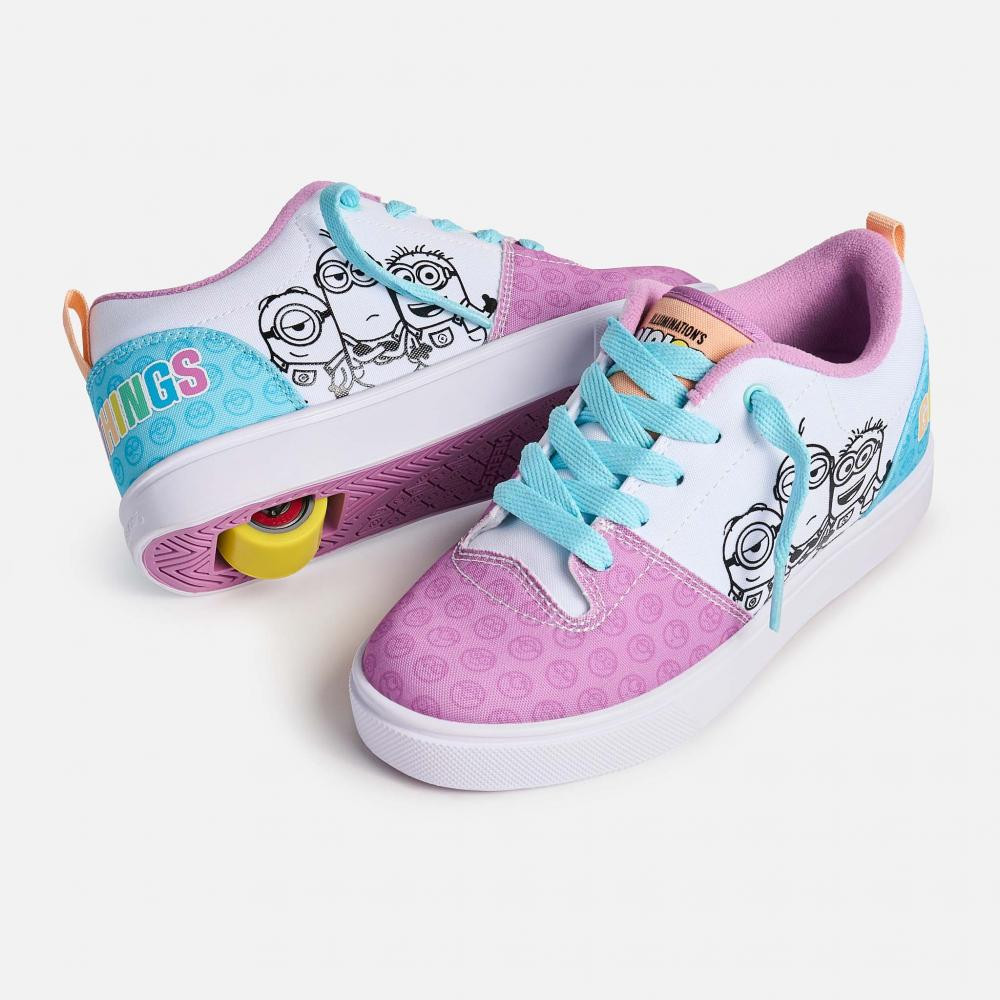 Heelys X Minions - Minions Ezzential	White/Purple/Sky Blue - koloboty Velikost boty: 31