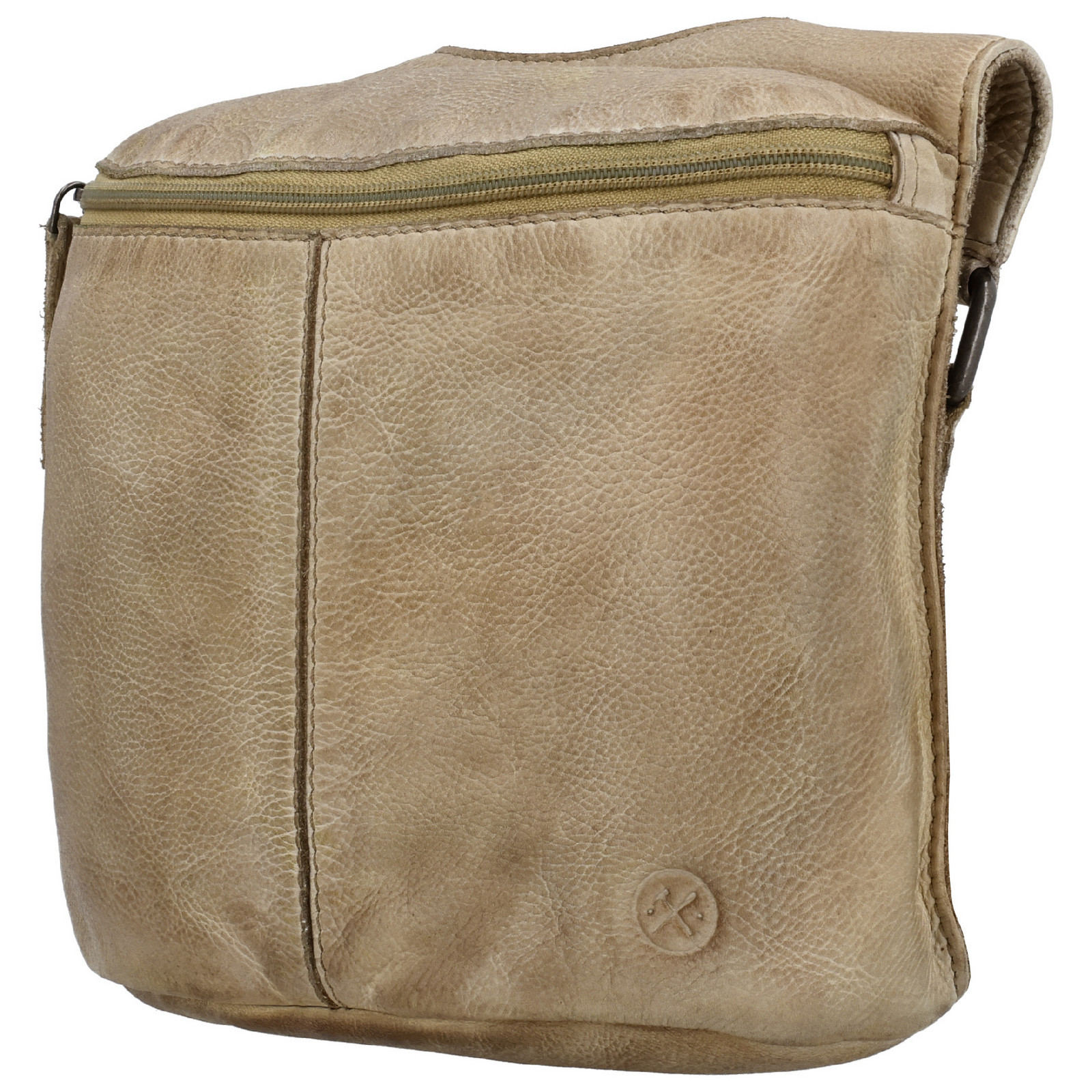 Hide & stitches Paint Rock taška přes rameno - písková