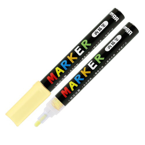 M&G M&G, Acrylic Marker, akrylový popisovač, 2 mm, 1 ks Barva MG popisovač: Naples Yellow