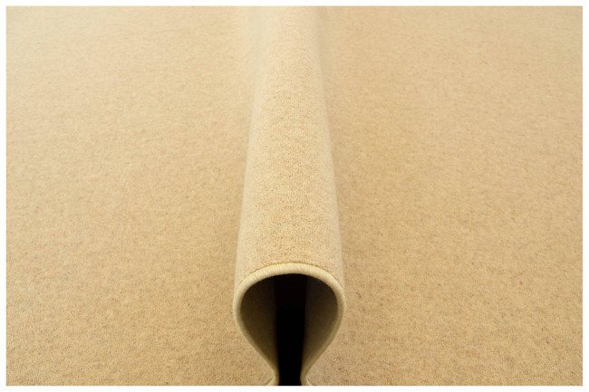 Metrážový koberec Buckingham krémový / šedý / pomerančový