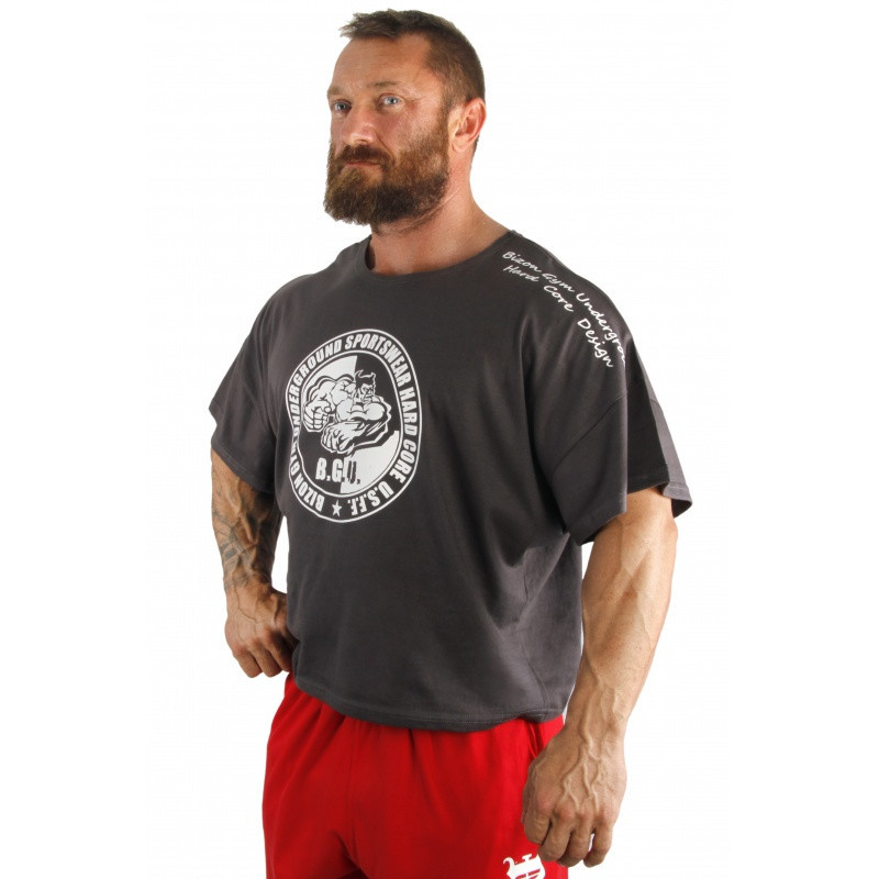 Bizon Gym Rag Top 508 - šedá Velikost: XXL