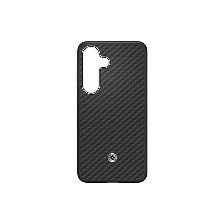 GP-FPS931PGA Samsung by Spigen Enzo Aramid Magnetický Kryt pro Galaxy S25 Black Silver GP-FPS931PGABW