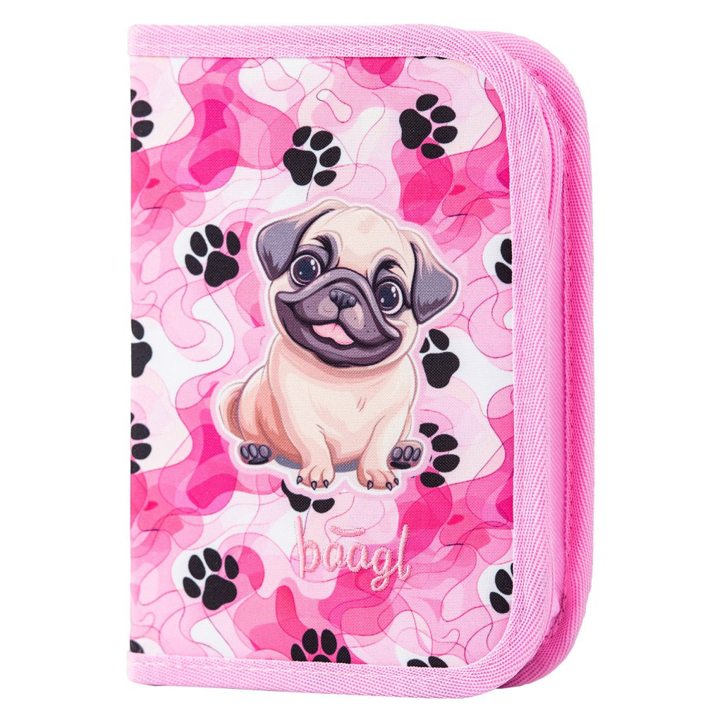 BAAGL Školní penál jednopatrový Tlapky