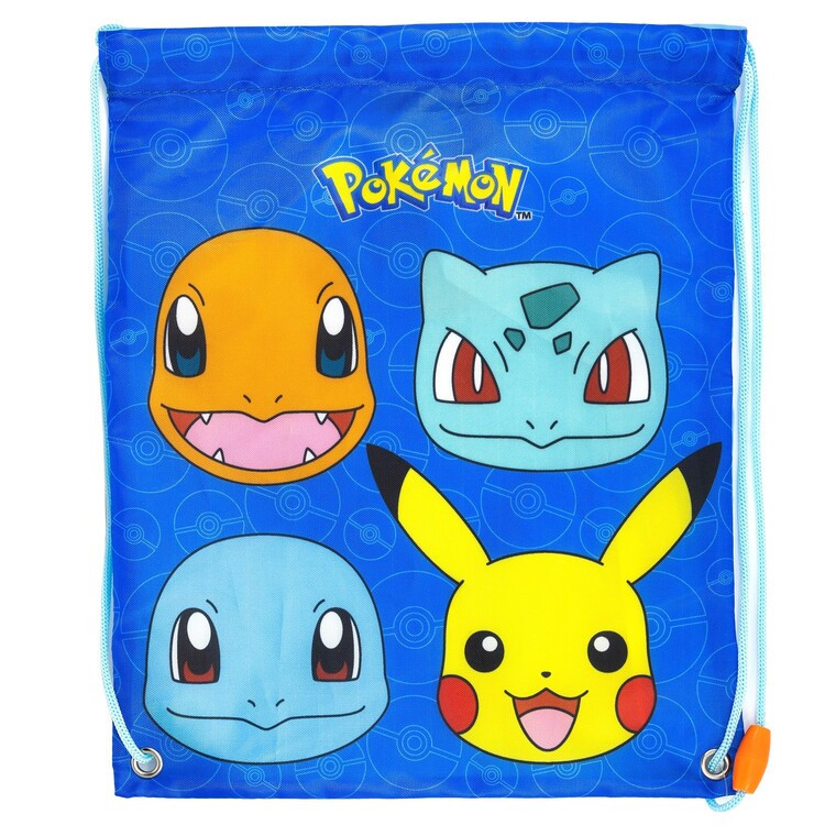Storline Taška Pokemon - Faces, 100% polyester