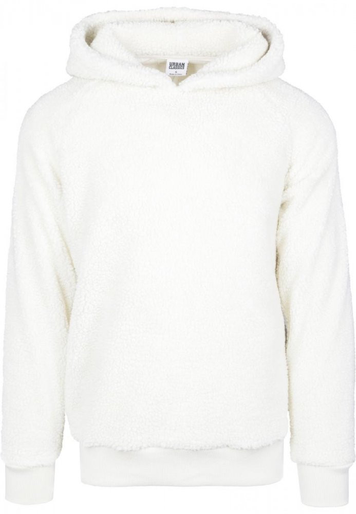 Mikina Urban Classics Sherpa Hoody - offwhite S