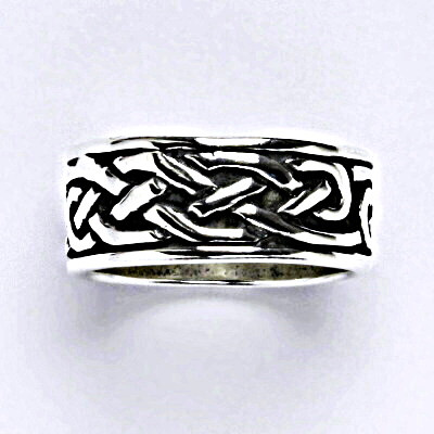 Stříbrný prsten s patinou, prsten ze stříbra,váha 6,26 g