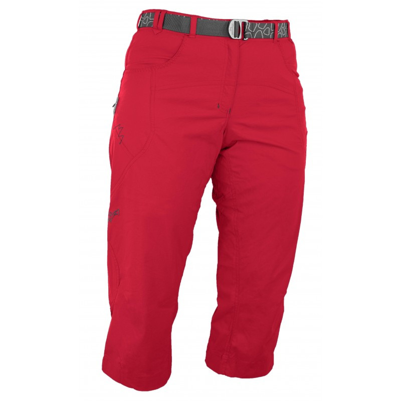 Warmpeace Dámské 3/4 kalhoty Warmpeace Flex lady Red rose