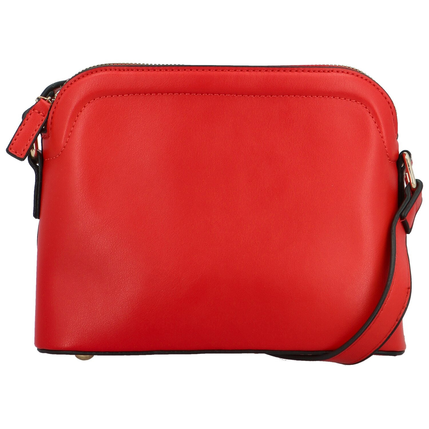 Trendy dámská koženková crossbody kabelka Dagoma, červená