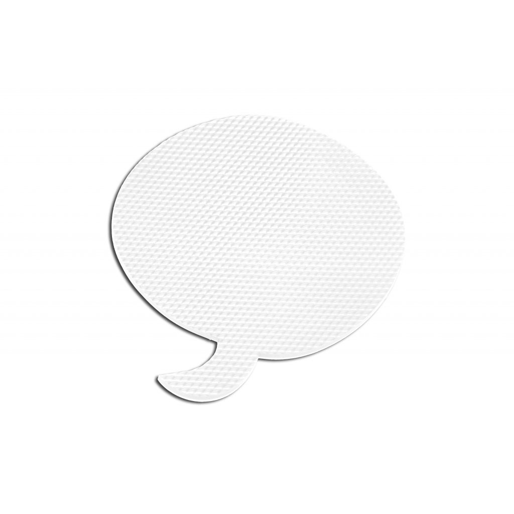 PĚNOVÁ SAMOLEPICÍ NÁSTĚNKA BUBLINA MALÁ - KULATÁ - BÍLÁ