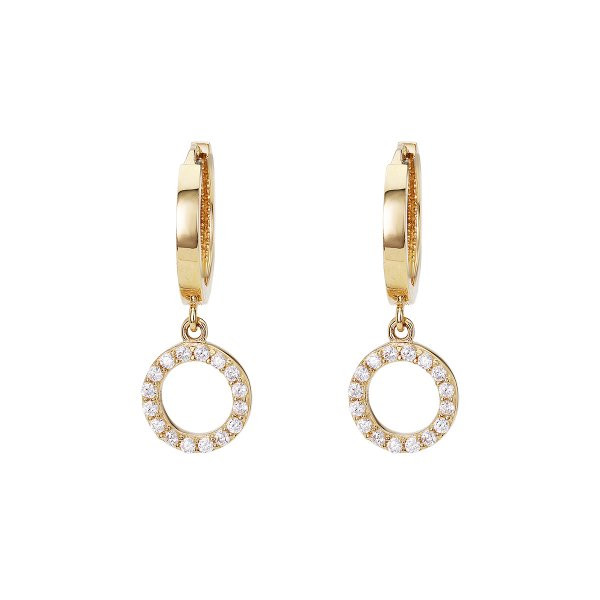 Náušnice se syntetickými kameny 236-185-000909 2.50g