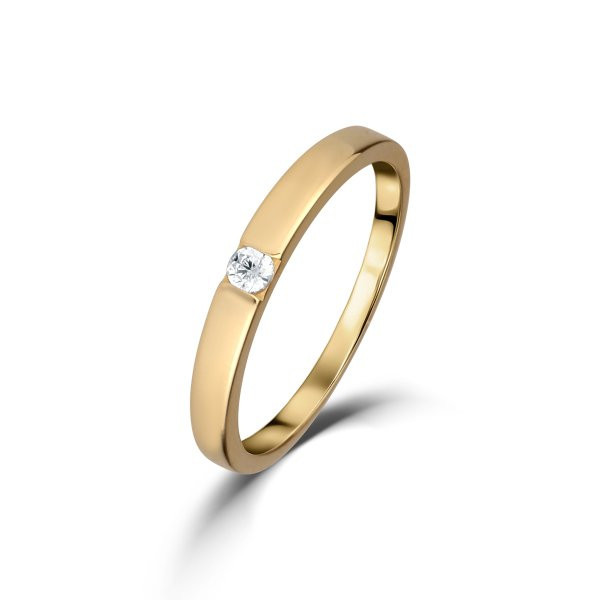 Prsten soliter se syntetickým kamenem 223-793-0054 57-1.70g