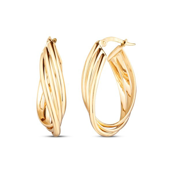 Náušnice bez kamenů 231-588-016650 3.60g