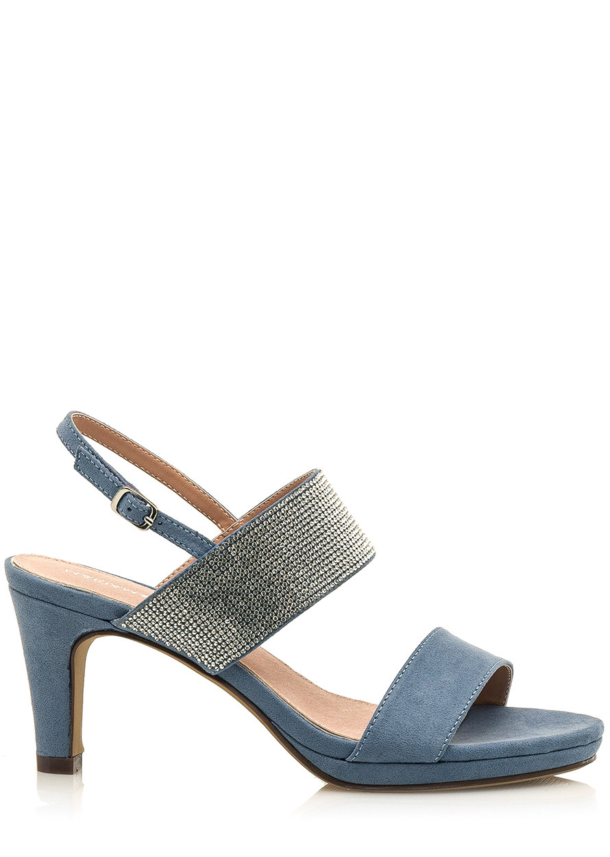 Modré sandálky se širšími pásky Maria Mare Velikost: 37