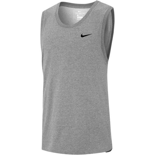 Nike DRY TANK SOLID Pánské tílko, šedá, velikost
