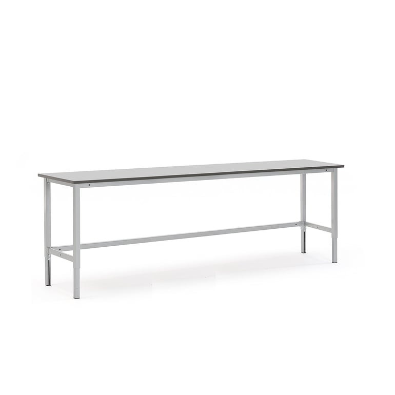 Pracovní stůl MOTION, 2500x600 mm, šedá