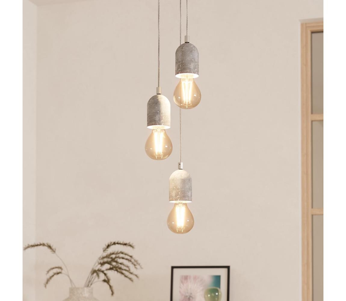 Eglo Eglo 95523 - Lustr SILVARES 3xE27/60W/230V