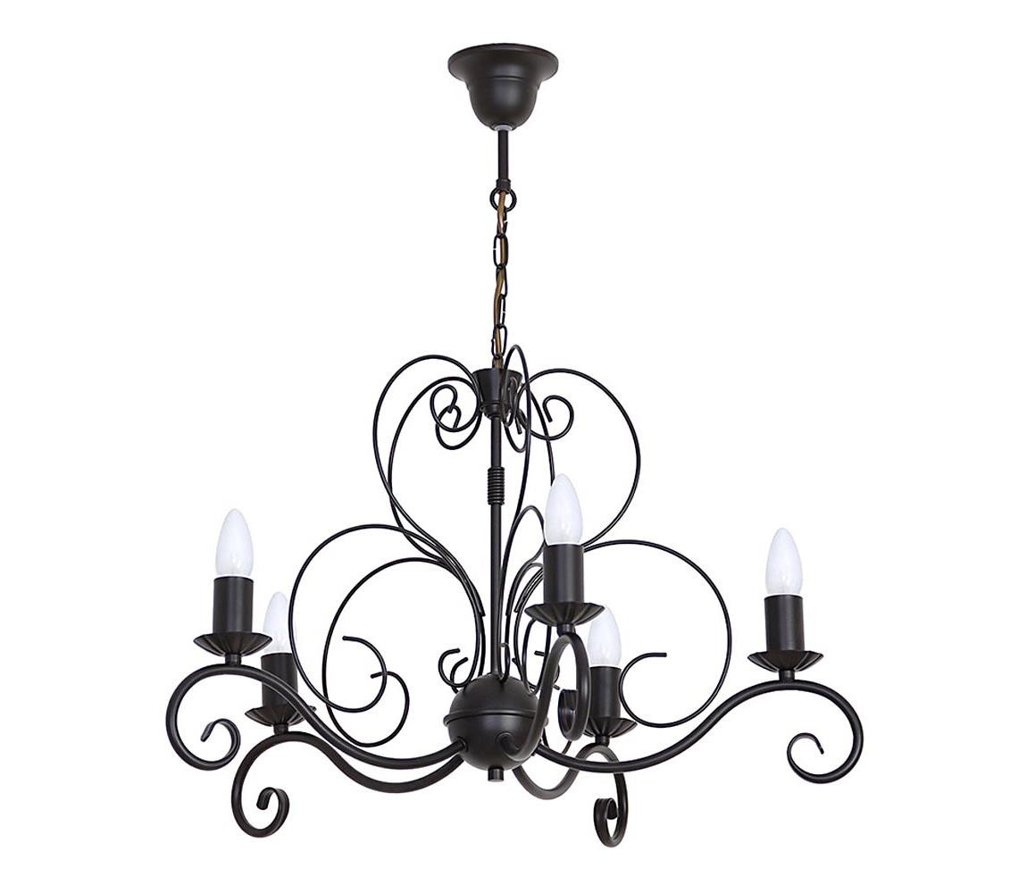 Lustr na řetězu MAURO 5xE14/60W/230V