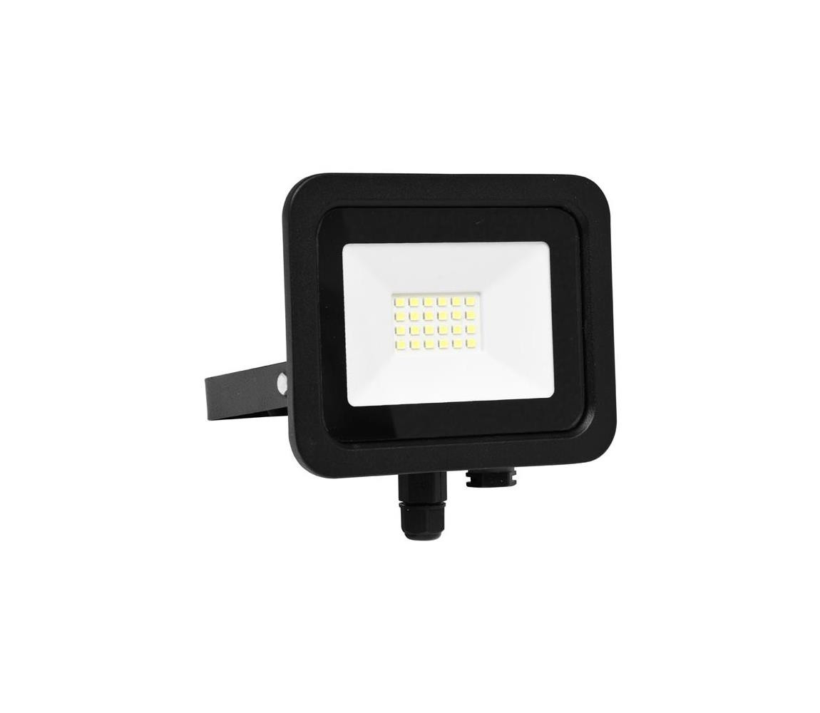 LED reflektor  RLED48WL-20W černý