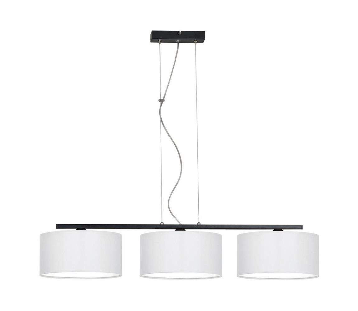 Lustr na lanku ASTRA 3xE27/60W/230V bílá