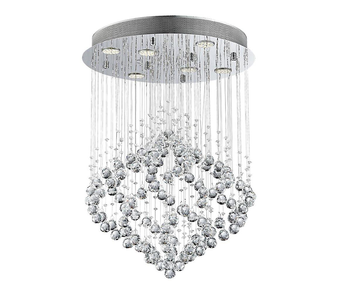 Luxera LUXERA  - Křišťálový přisazený lustr CHESTER 6xGU10/50W/230V
