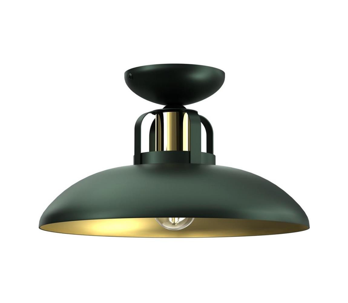 Přisazený lustr FELIX 1xE27/60W/230V zelená