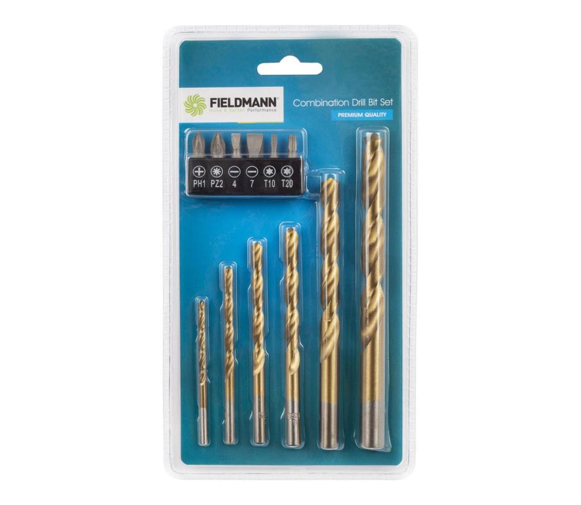 FIELDMANN FDV 9004 Sada vrtáků s bity 12ks 50001132
