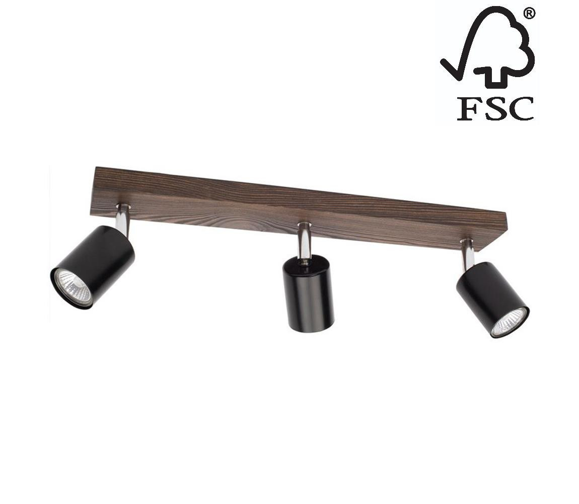 DO2910356 - Stropní bodové svítidlo MANARA 3xGU10/5W/230V borovice