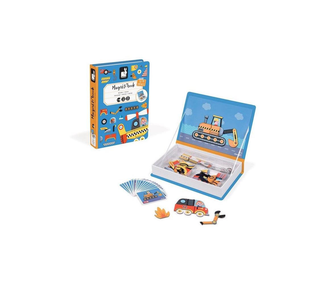 Janod Janod - Magnetická interaktivní sada MAGNETIBOOK dopravní prostředky