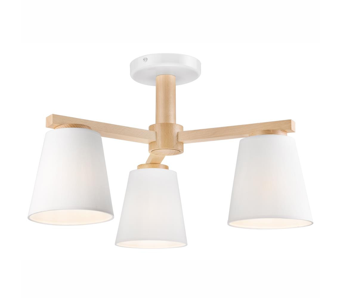 Přisazený lustr ELLIE 3xE27/60W/230V bílá - FSC certifikováno
