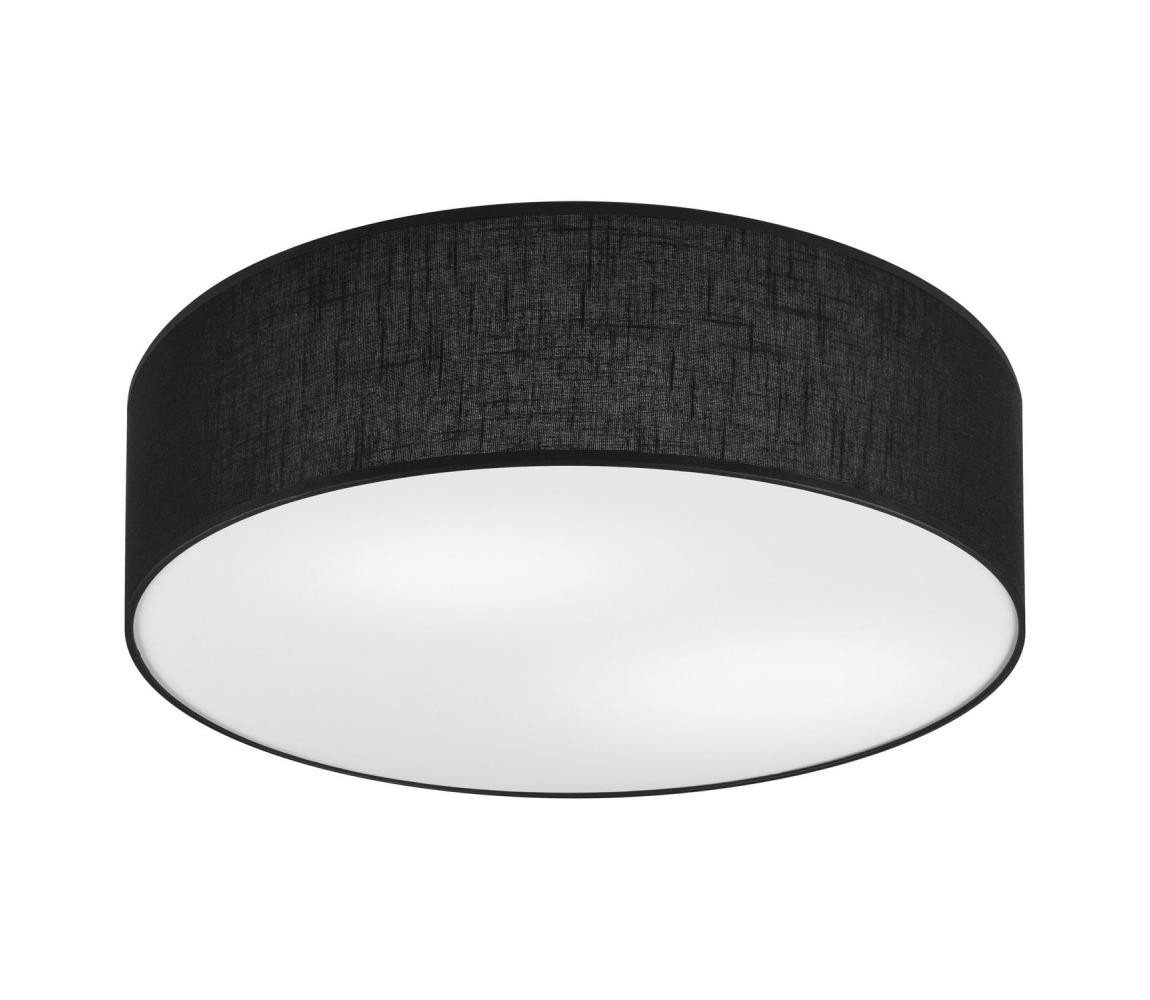 Stropní svítidlo SIRJA DOUBLE 4xE27/15W/230V pr. 45 cm černá