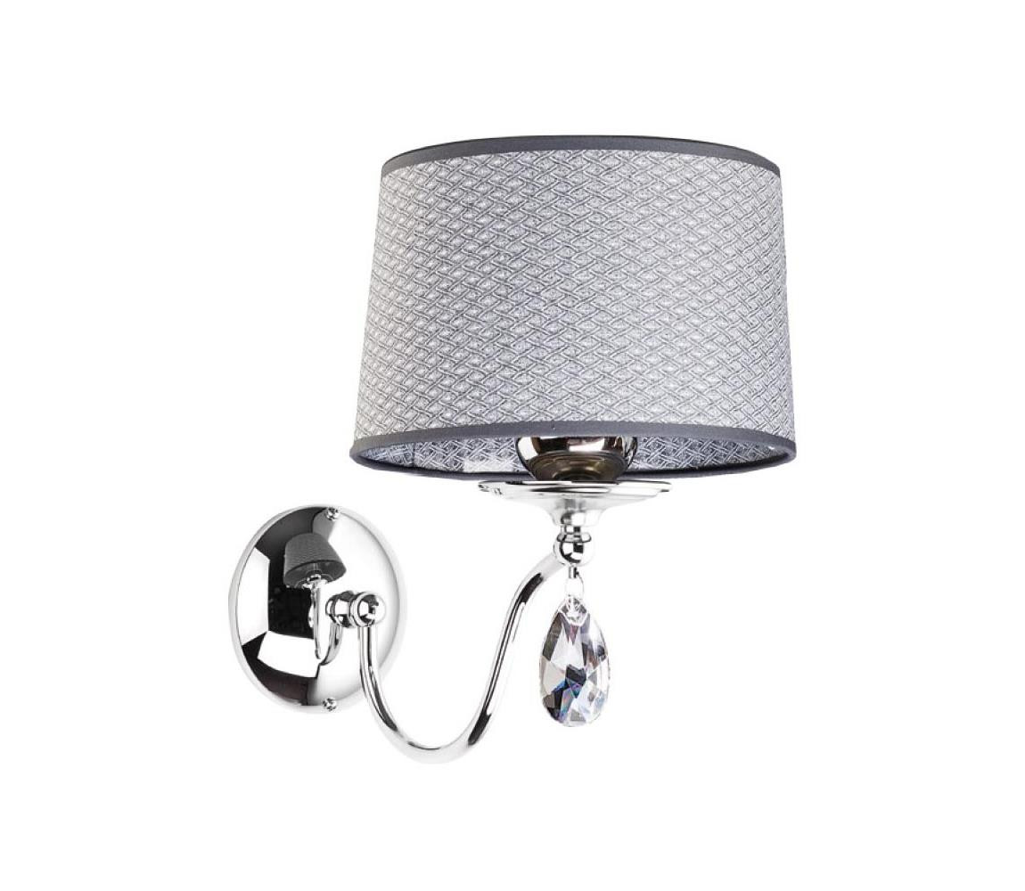 Jupiter Jupiter 1607 - EG K CH - Nástěnné svítidlo EGIDA 1xE27/60W/230V šedá