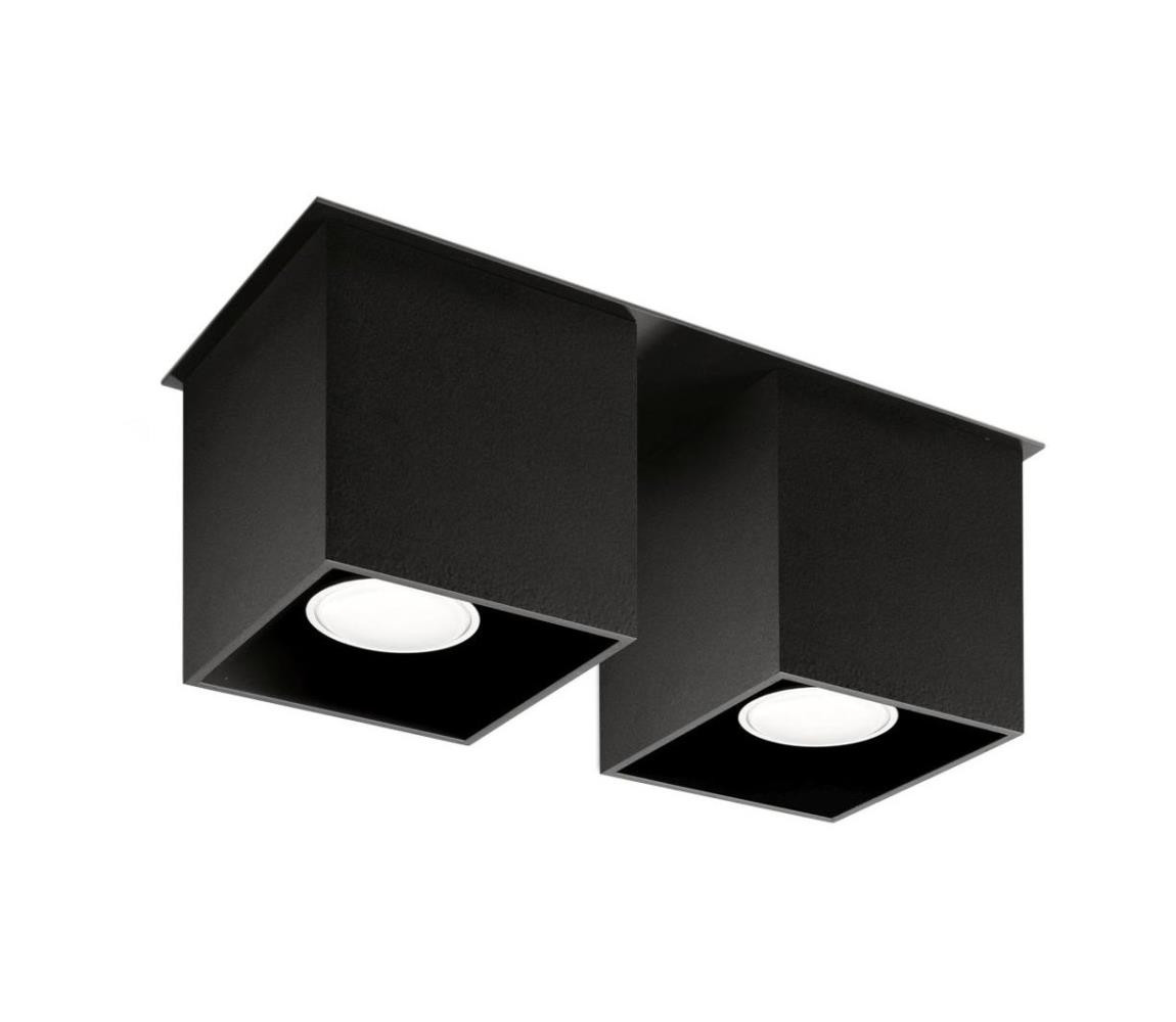 SL.0063 - Bodové svítidlo QUAD 2 2xGU10/40W/230V černá
