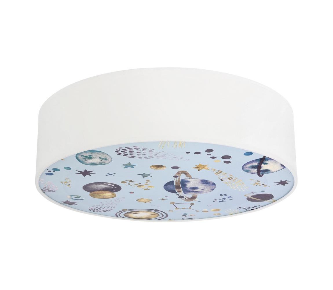 Dětské stropní svítidlo KIDDY 2xE27/40W/230V bílá/modrá
