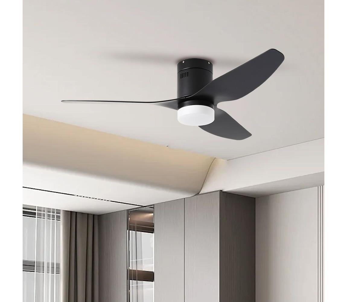 ZE ZE - LED Stropní látor PADUA LED/18W/230V Wi-Fi Tuya černá + DO