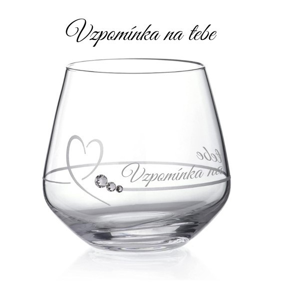 Dekorant Svícen na čajovou svíčku na dušičky VZPOMÍNKA NA TEBE