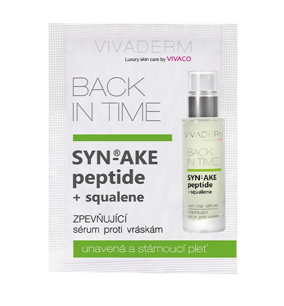 Vivaco Zpevňující sérum SYN-AKE peptide + squalene BACK IN TIME - vzorek 4 ml