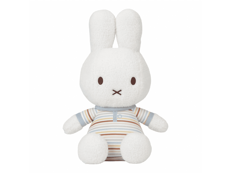 Little Dutch Králíček Miffy plyšový Vintage Proužky 35 cm- VÝPRODEJ DVOREČEK