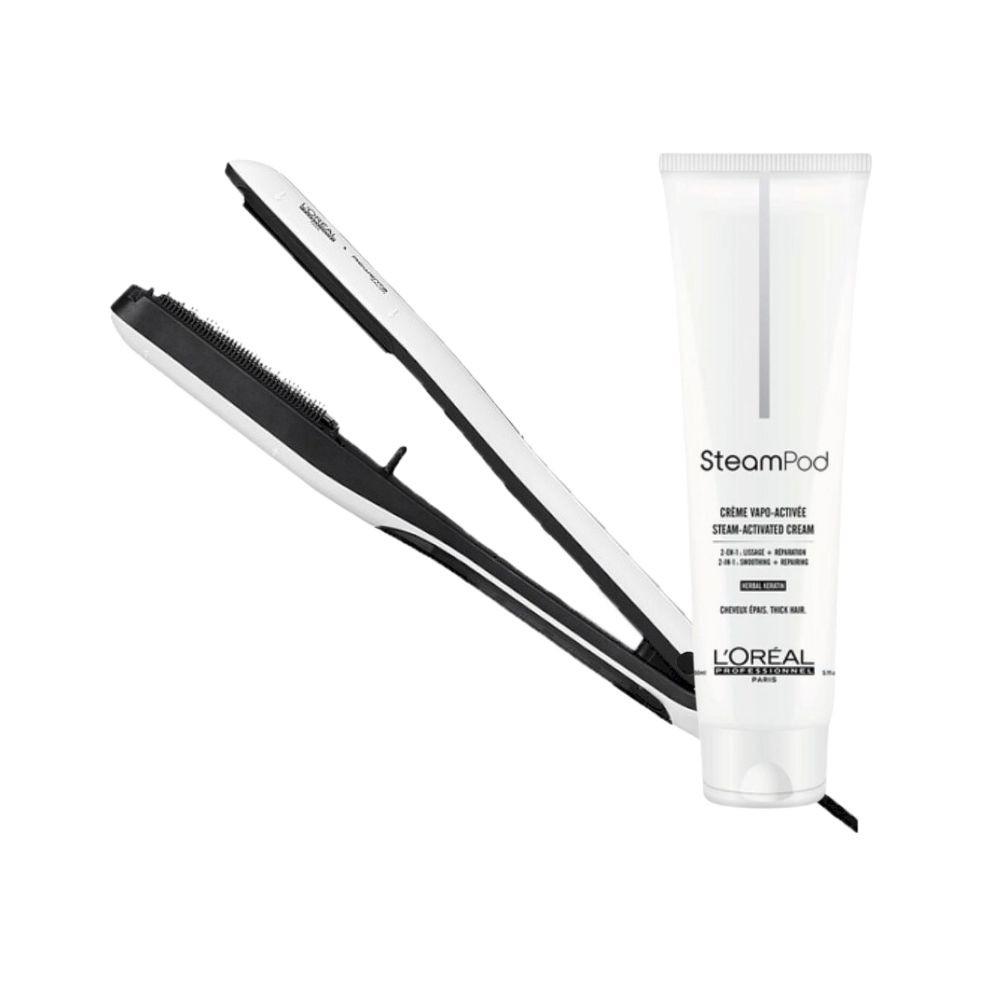 L'ORÉAL PROFESSIONNEL Sada L’Oréal Professionnel Steampod 3.0 + Steampod Smoothing Cream For Thick Hair 150 ml