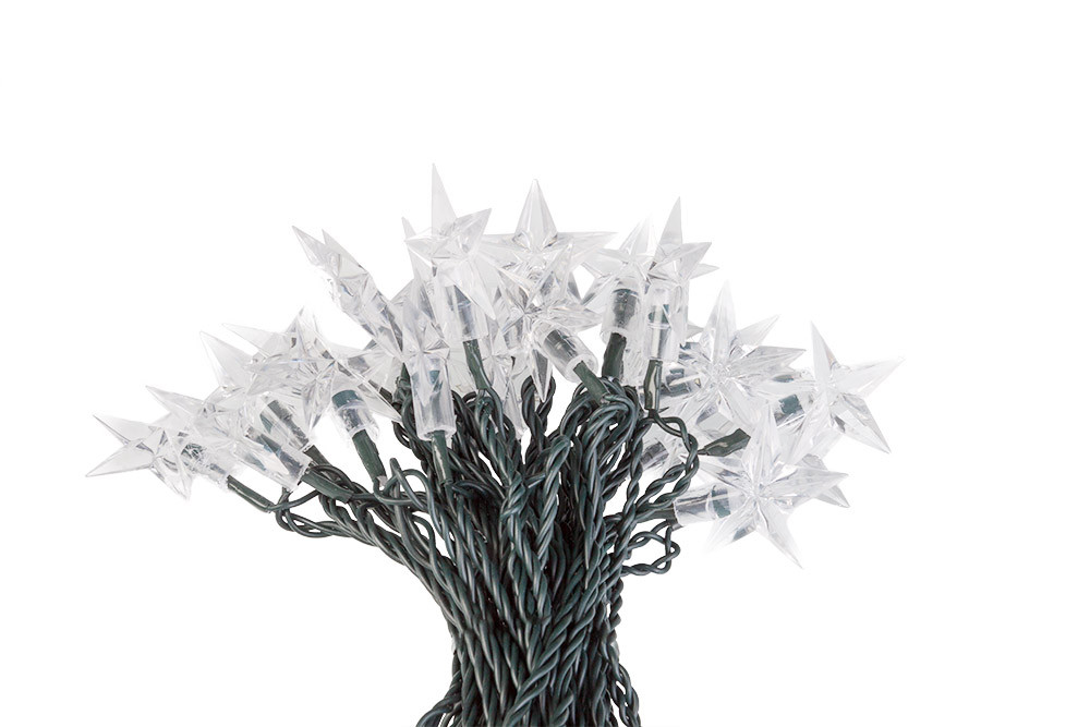 Platinium Vánoční LED osvětlení 50 diod, hvězdy studená bílá