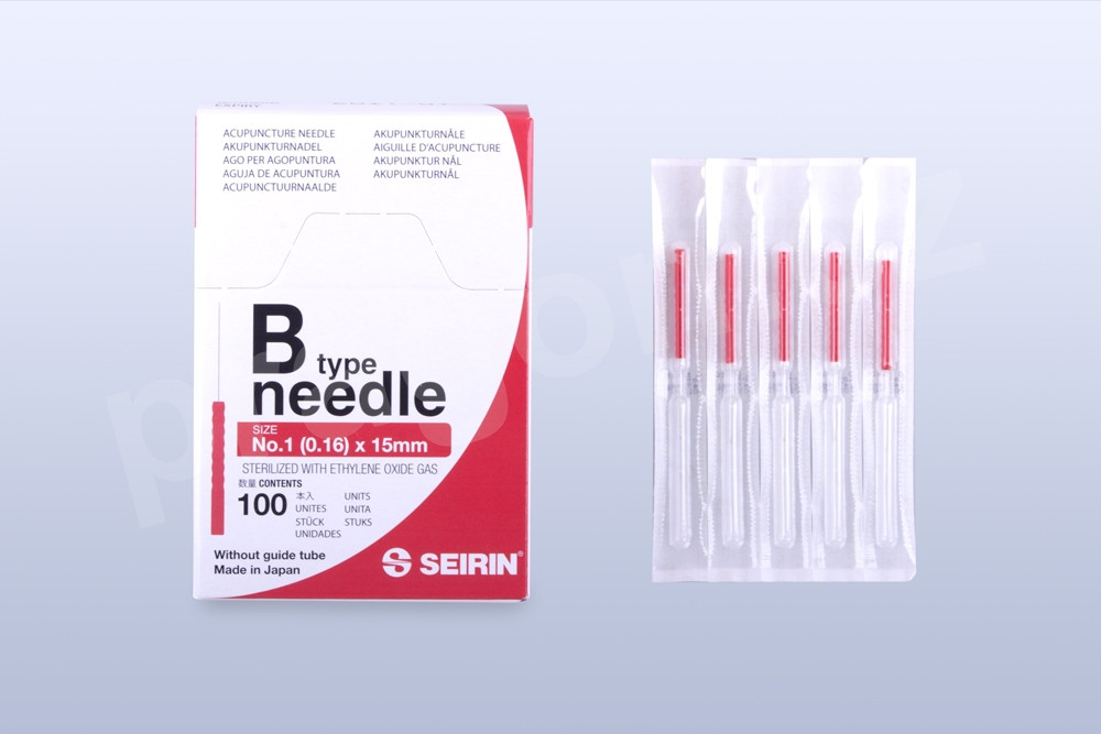 Akupunkturní jehly Seirin B-type 1 / 0,16 x 15 mm