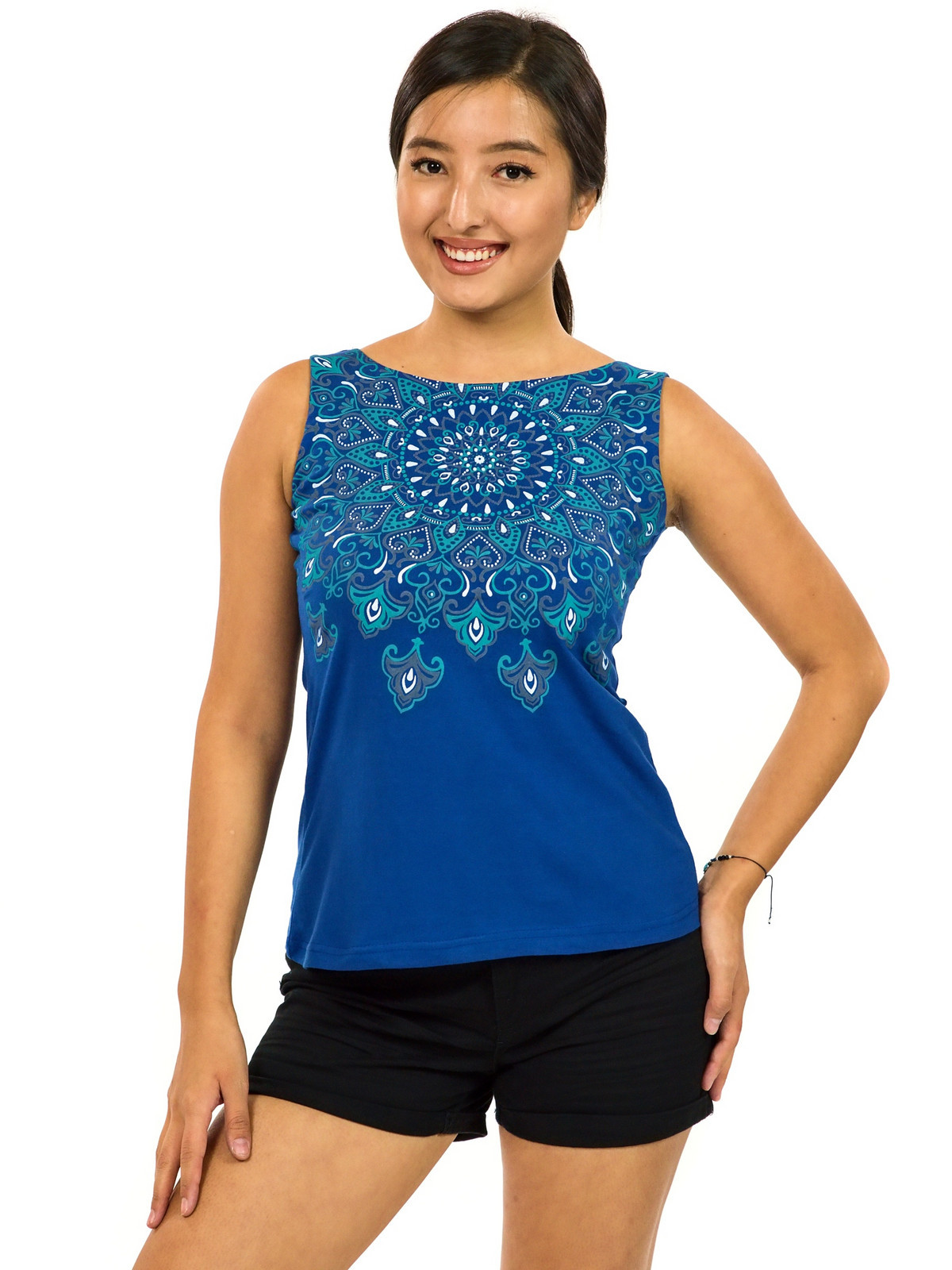 Himalife Tílko Sana - královská modrá Velikost: XXL