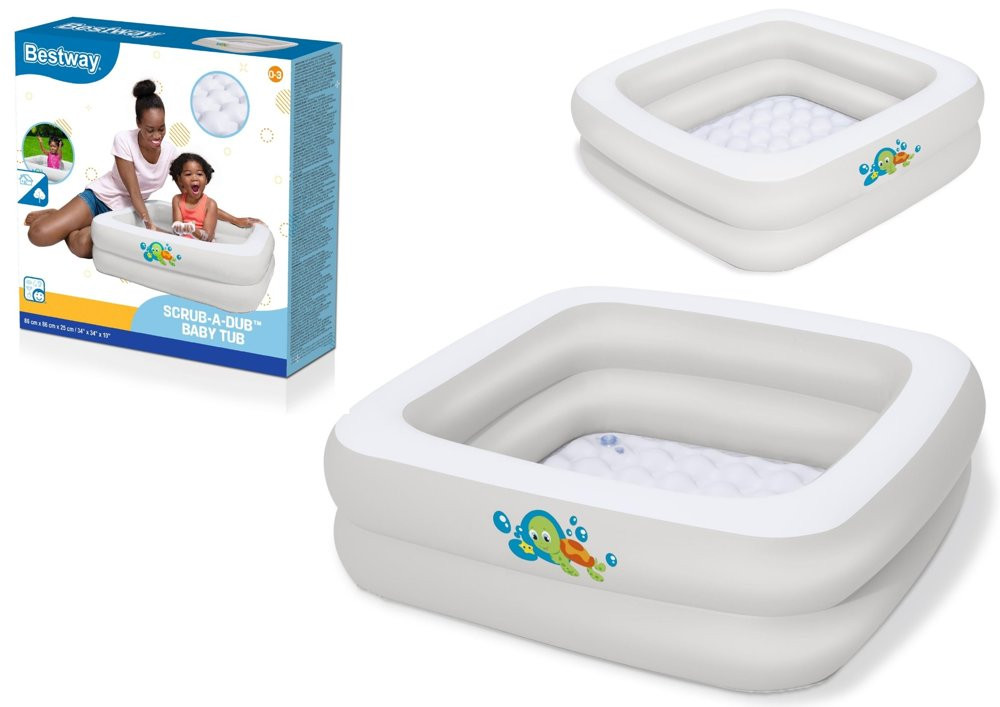 Bestway Bestway Nafukovací bazén pro nejmenší 86x86x25 cm